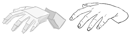 how to draw anime boy hand