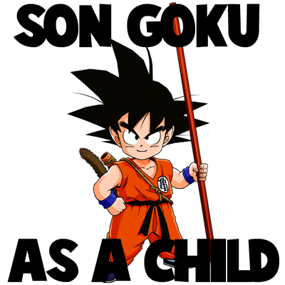 How To Draw Son Goku As A Child From Dragon Ball Z With Drawing Lesson How To Draw Step By Step Drawing Tutorials