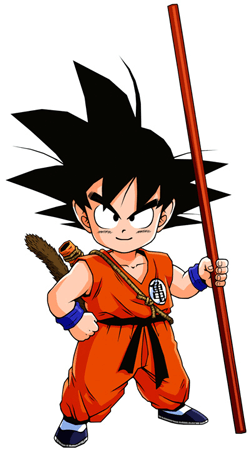 How to draw KID GOKU (Dragon Ball) step by step, EASY 