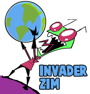 How to Draw Invader Zim with World in His Hands Step by Step Drawing Lesson