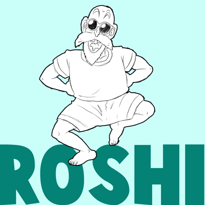 Master Muten Roshi Dragon Ball Z Fan Art Digital Art  Hive