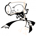 How to Draw Dib from Invader Zim with Step by Step Drawing Tutorial ...