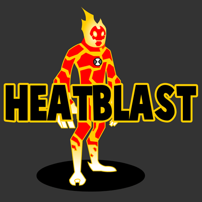 Come disegnare Heatblast Alien da Ben 10 con passo dopo passo Lezione di disegno