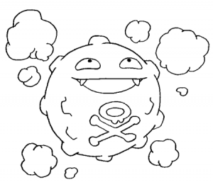 How to Draw Koffing from Pokemon in Easy Step by Step Drawing Lesson ...