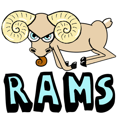 cute ram drawing