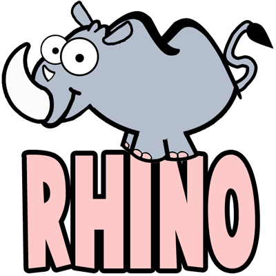 How to Draw Cartoon Rhinos in Easy Step by Step Drawing Tutorial