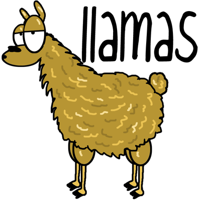 how to draw a chibi llama