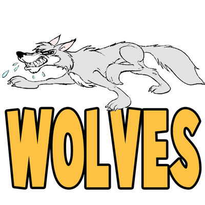 How to Draw Cartoon Vicious Wolves in Easy Step by Step Drawing Tutorial