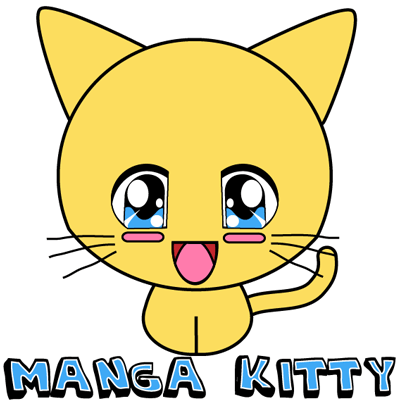 Cute kitten cat cartoon anime, PNG file no background, AI generated  28597519 PNG