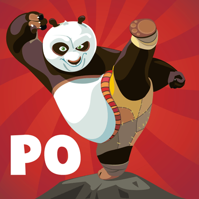 How to draw Po from Kung Fu Panda with easy step by step drawing tutorial