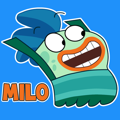 Fish Hooks - Milo You're Watching Disney Channel bumper [NEW LOGO] 