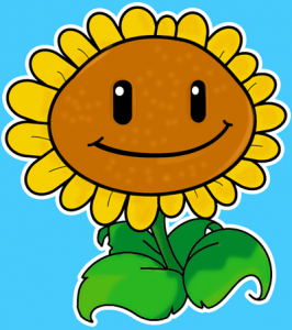 How to Draw Sunflower from Plants vs. Zombies with Easy Step by Step ...