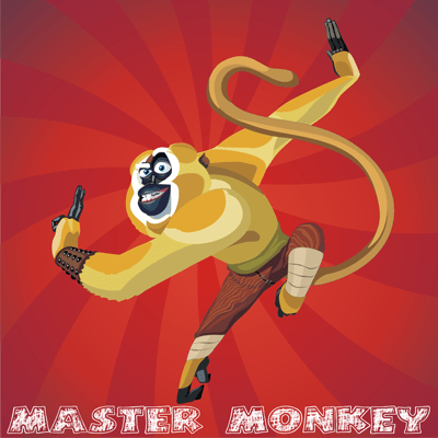 How to draw Master Monkey from Kung Fu Panda with easy step by step drawing tutorial
