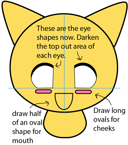 how to draw an anime kitten