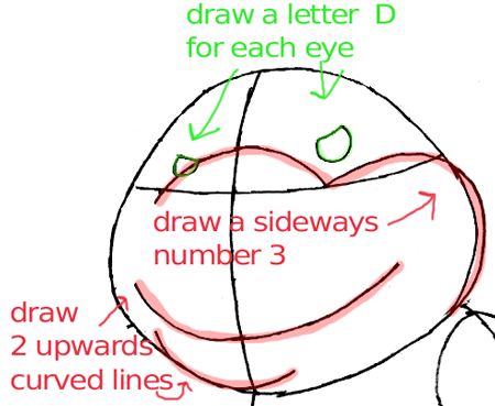 how to draw bowser jr face