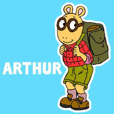 How to draw Arthur from PBS's Arthur with easy step by step drawing tutorial