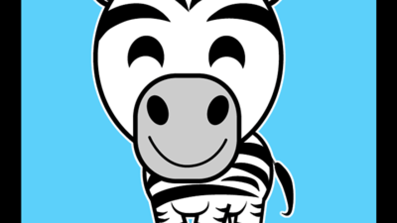 Premium Vector | Black and white zebra vector illustration coloring page  for kids