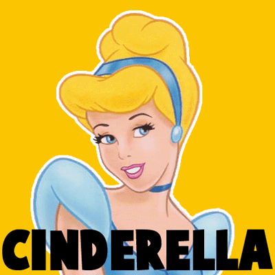 How to draw How Cinderella with easy step by step drawing tutorial