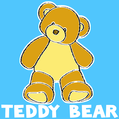 Easy way to draw a cute teddy bear! #howtodrawateddybear #teddybeardr... |  tutorial how to draw | TikTok