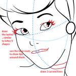 How To Draw Cinderella’s Face With Easy Step By Step Drawing Tutorial 