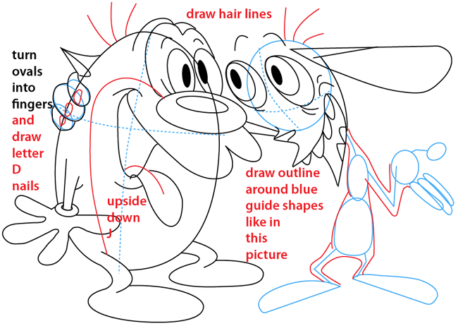 ren and stimpy drawings