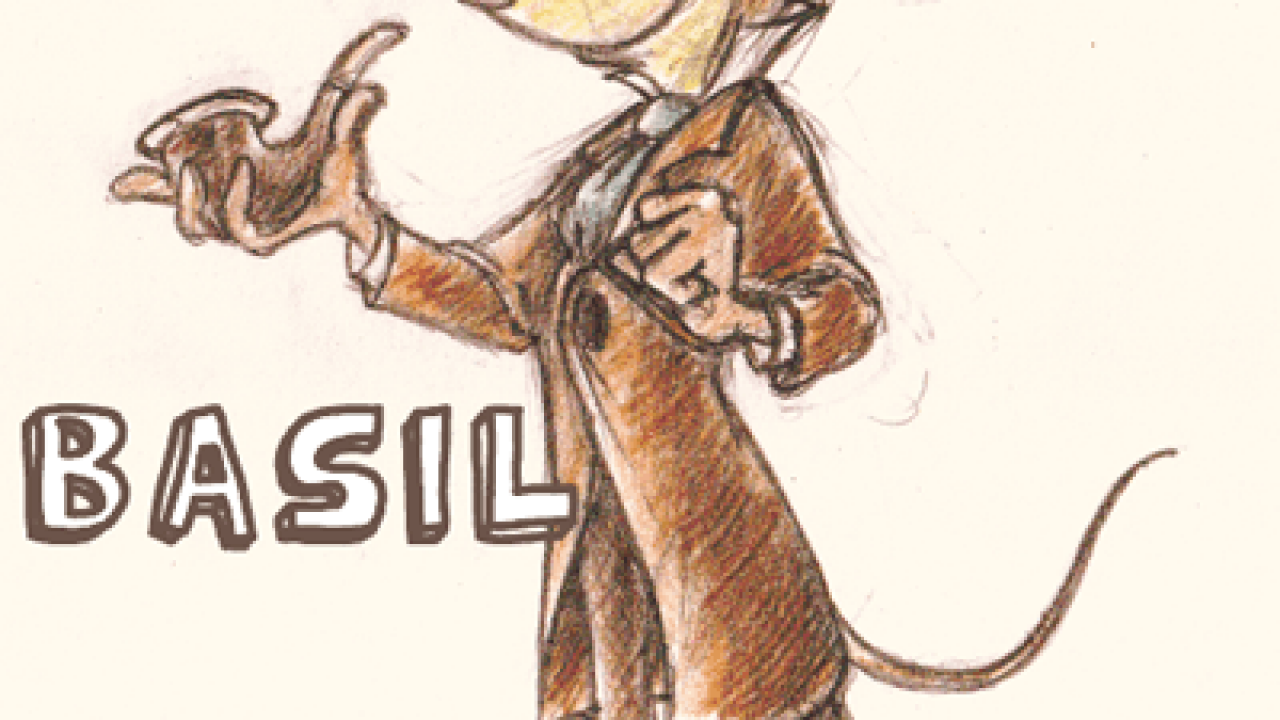 How to Draw Basil from The Great Mouse Detective with Easy Step by