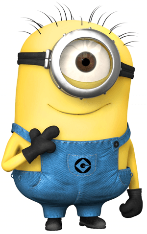 despicable me one eyed minion drawing