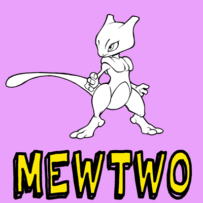A friend of mine challenged me to draw Mewtwo. First serious drawing  attempt : r/pokemon
