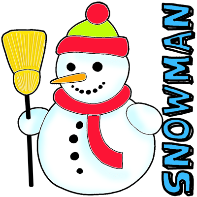 Easy How to Draw a Snowman Tutorial Video and Snowman Coloring Page | Draw  a snowman, Winter art projects, Kids art projects