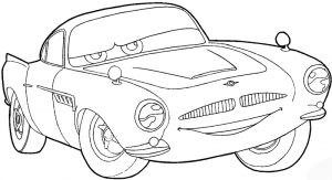 How to Draw Finn Mc Missile from Pixar’s Cars with Easy Step by Step ...