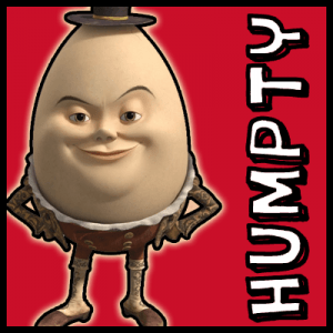 How to Draw Humpty Dumpty from Puss In Boots with Easy Step by Step ...