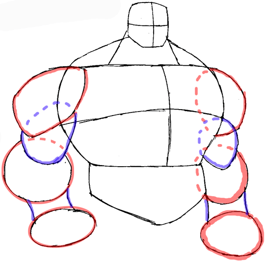 how to draw hulk step by step