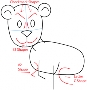 How to Draw a Cartoon Lion with Easy Step by Step Drawing Tutorial