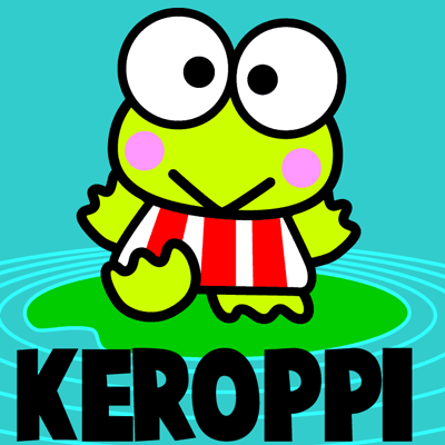 How to Draw Keroppi from Hello Kitty with Easy Step by Step Drawing  Tutorial - How to Draw Step by Step Drawing Tutorials