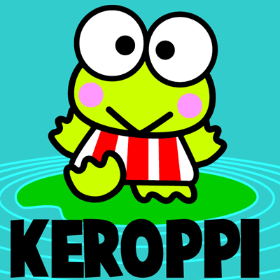 How To Draw Keroppi  Hello Kitty Crafts 