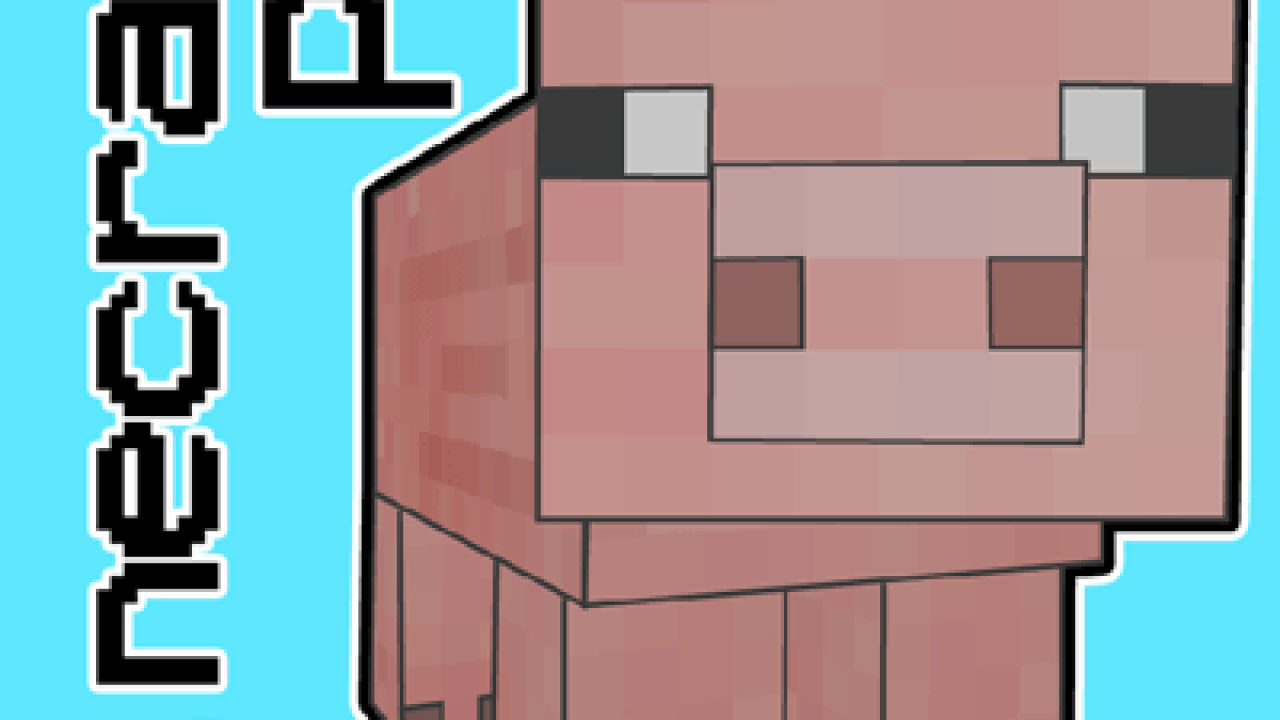 how to draw a minecraft pig face