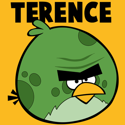 angry birds friends terence