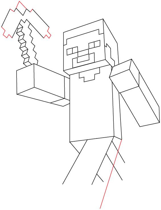 How to Draw Minecraft for Kids (free printable) - The Activity Mom