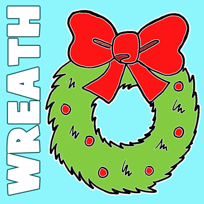 340 Wreath On Door Drawing Illustrations RoyaltyFree Vector Graphics   Clip Art  iStock