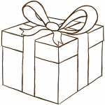 How to Draw a Wrapped Gift or Present with Ribbon and Bow – How to Draw ...