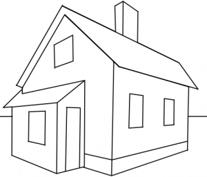 How to Draw a House with Easy 2 Point Perspective Techniques – How to ...