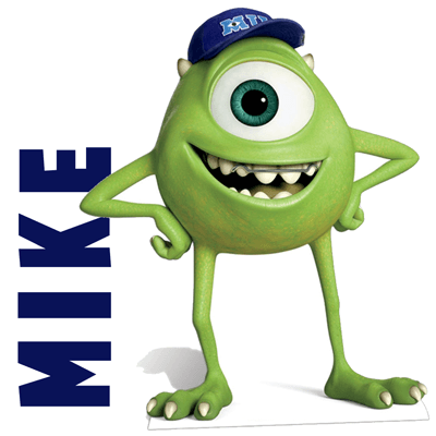 monster university mike drawing