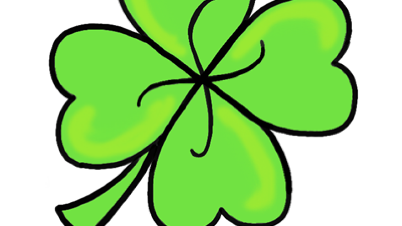 How to Draw a Four Leaf Clover - HelloArtsy