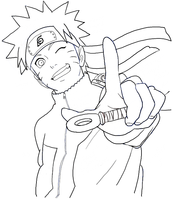 Naruto drawing easy, How to draw Naruto Uzumaki step by step