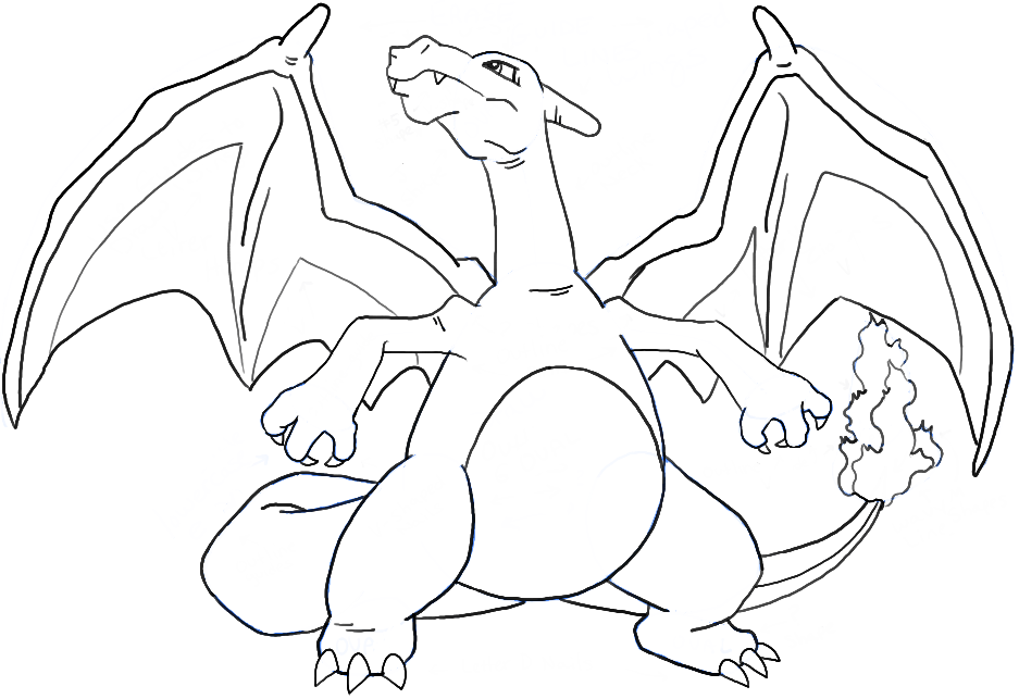 How to Draw Charizard from Pokemon with Easy Steps How to Draw Step