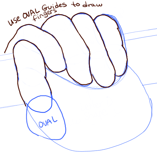 drawing hands grabbing