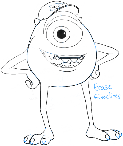 Featured image of post How To Draw Mike Wazowski Step By Step Easy