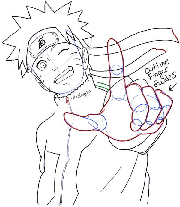 How to draw NARUTO HEAD (Naruto Uzumaki) very easy step by step 