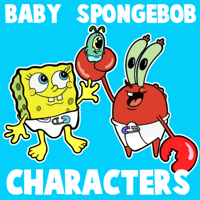 cute baby spongebob and patrick coloring pages
