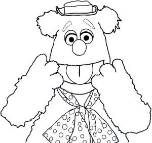 How to Draw Fozzie Bear from The Muppets Show and Movie in Easy Steps ...